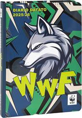 Diario 12 mesi 2025-26 Lupo WWF Illustrato