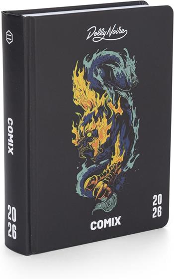 Dolly Noire - Agenda Giornaliera 2026 Limited Edition, Diario Scuola per Ragazzi e Ragazze 100% Comix, 12x16,5 cm, Akuma  Comix 2025 | Libraccio.it