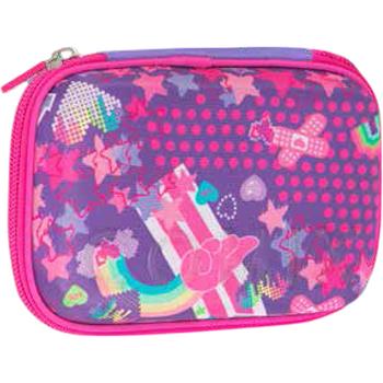 Astuccio accessoriato Maxi 1 zip Comix Ultra Bright Haruyuku Girl, Rosa e viola - 14,5 x 6,5 x 21 cm  Comix 2025 | Libraccio.it