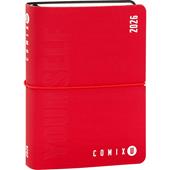 Agenda 16 Mesi, 2025-26, giornaliera mini Comix u yourself red