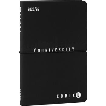 Agenda 13 Mesi, 2025-26, settimanale medium Comix u younivercity black white  Comix 2025 | Libraccio.it