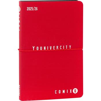 Agenda 13 Mesi, 2025-26, settimanale medium Comix u younivercity red  Comix 2025 | Libraccio.it