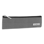 Astuccio 2 penne monocolore grigio mel. Comix