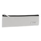 Astuccio 2 penne monocolore Grigio talpa Comix