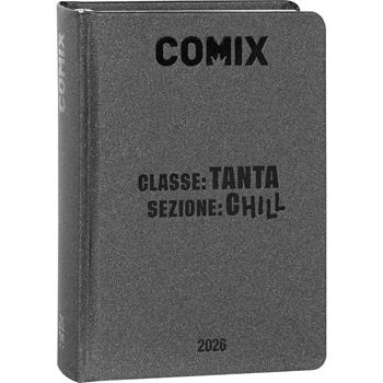 Agenda Comix 16 mesi, 2025-26 Mignon Plus Charcoal  Comix 2025 | Libraccio.it