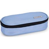 Astuccio Ovale Organizzato Lurex Azzurro Comix