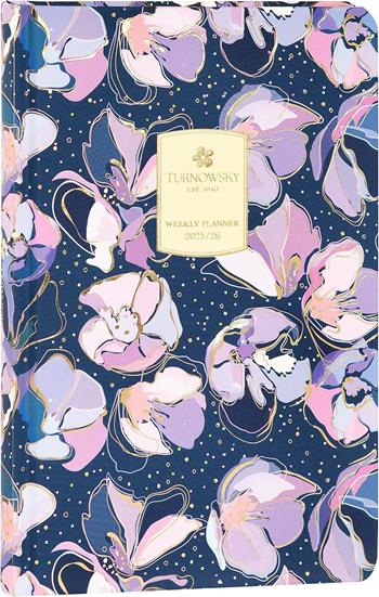 Agenda Settimanale 13 mesi, 2025-26 Turnowsky Dark Flowers  Turnowsky 2025 | Libraccio.it