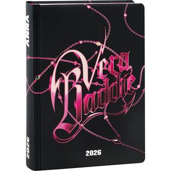 Agenda 16 mesi, 2025-26 Medium Vera Baddie Black  Diario Anna 2025 | Libraccio.it