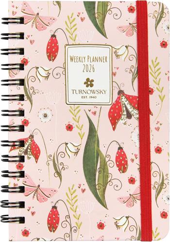 Agenda Settimanale 12 mesi 2026 Turnowsky Spiralata 9x13 cm Tulipani  Turnowsky 2025 | Libraccio.it