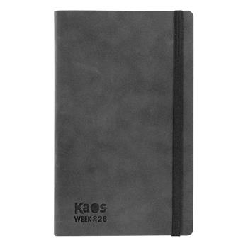 Agenda 12 mesi 2026 Settimanale Large Kaos Nero  Kaos 2025 | Libraccio.it