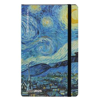 Agenda settimanale 12 mesi 2026 Alta Definizione Large Notte  Halta Definizione 2025 | Libraccio.it