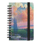 Agenda Settimanale 2026 Spiralata Nuvola Alta Definizione