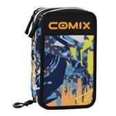 Astuccio Corredo 3 Zip Comix WBS 2.0 Mix Blu