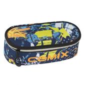 Astuccio Ovale Organizzato Comix WBS 2.0 Mix Blu