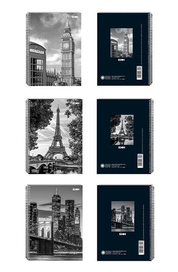 Quaderno Standard spiralato Kaos Collection 1 rigo 3 Sogg., a righe  Kaos 2026 | Libraccio.it