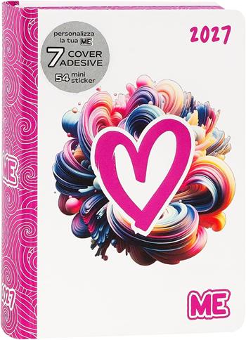 Agenda 2026-2027 16 mesi Medium Love Pink Color Me  Me 2026 | Libraccio.it