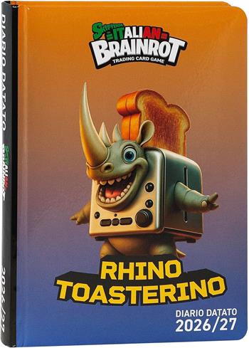 Diario 2026-2027 datato 12 mesi Standard Rhino SK Italian Brainrot  Italian Brainrot 2026 | Libraccio.it