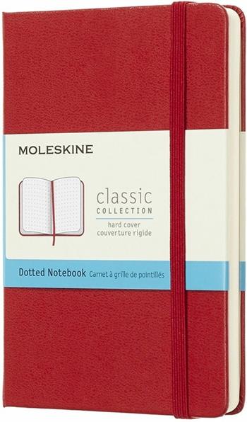 Taccuino Moleskine pocket puntinato copertina rigida rosso. Scarlet Red  Moleskine 2018 | Libraccio.it