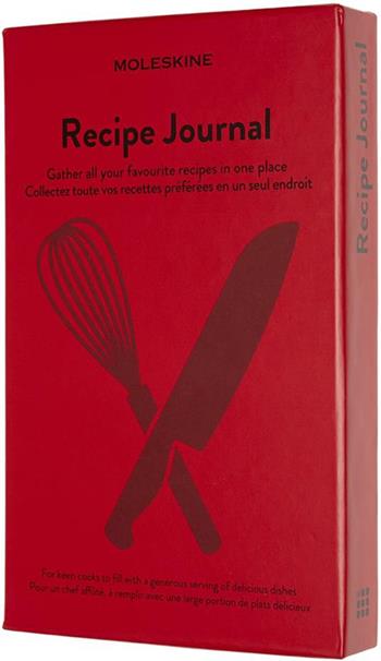 Quaderno Moleskine Passion Recipe Journal. Ricette  Moleskine 2018 | Libraccio.it