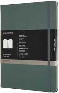 Taccuino Pro Moleskine XL copertina rigida verde. Forest Green