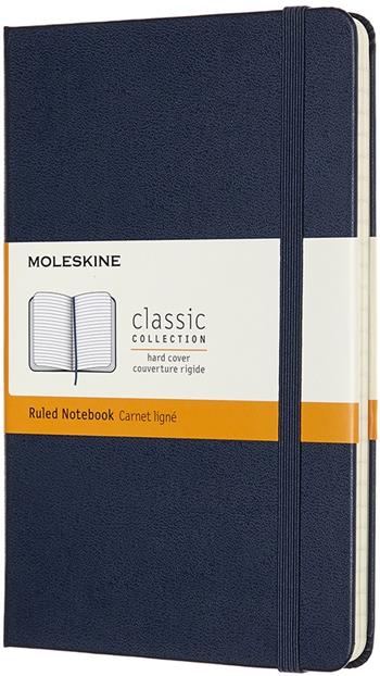 Taccuino Moleskine medium a righe copertina rigida blu. Sapphire Blue  Moleskine 2019 | Libraccio.it