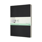Quaderno pentagramma Art Music Cahier Moleskine XL copertina morbida nero. Black