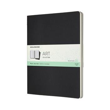 Quaderno pentagramma Art Music Cahier Moleskine XL copertina morbida nero. Black  Moleskine 2019 | Libraccio.it