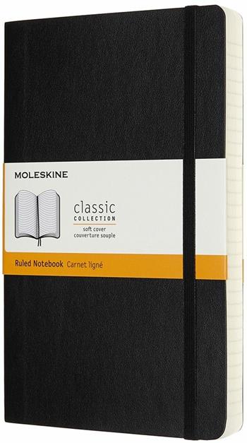 Taccuino Moleskine Expanded large a righe copertina morbida nero. Black  Moleskine 2019 | Libraccio.it