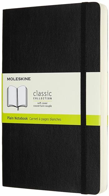 Taccuino Moleskine Expanded large a pagine bianche copertina morbida nero. Black  Moleskine 2019 | Libraccio.it
