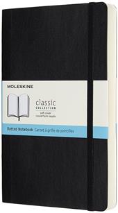 Taccuino Moleskine Expanded large puntinato copertina morbida nero. Black