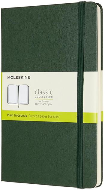 Taccuino Moleskine large a pagine bianche copertina rigida verde. Myrtle Green  Moleskine 2019 | Libraccio.it