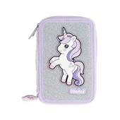 Astuccio 3 Zip - Unicorno Stardust