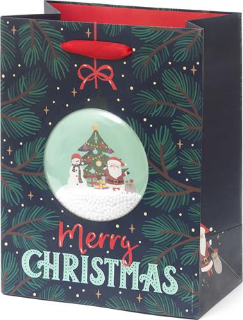 Sacchetto regalo - Medium - Xmas Snowball  Legami 2019 | Libraccio.it