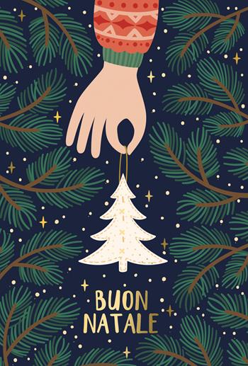 Biglietto auguri Natale Legami Unusual Christmas Greeting Card Piccolo Albero di Natale. Little Christmas Tree - 11,5x17  Legami 2019 | Libraccio.it