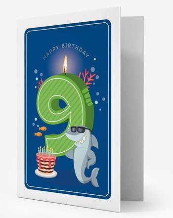 Biglietto d'auguri Legami Postal Greeting Card compleanno 9 anni Bambino  Legami 2019 | Libraccio.it