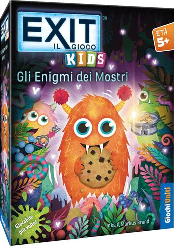 Giochi Uniti - Exit Kids: Gli Enigmi dei Mostri,1-4 Giocatori, 5+ Anni, GU874, Edizione italiana  Giochi Uniti 2026 | Libraccio.it