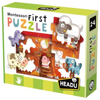 Montessori First Puzzle the Farm  Headu 2021 | Libraccio.it