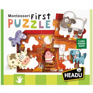 Montessori First Puzzle the Farm  Headu 2021 | Libraccio.it
