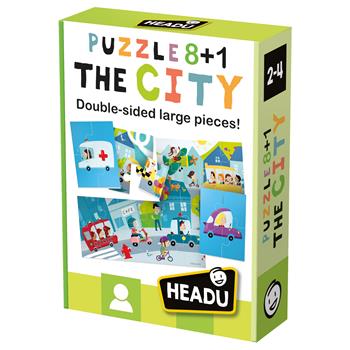 Puzzle 8+1 City  Headu 2021 | Libraccio.it