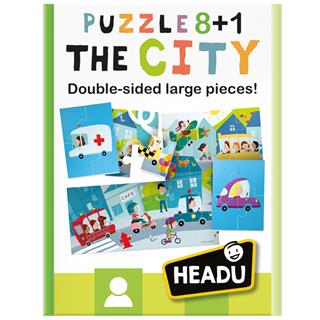 Puzzle 8+1 City  Headu 2021 | Libraccio.it