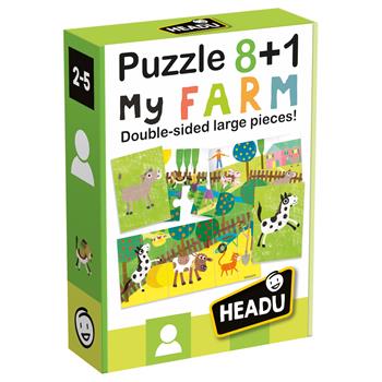 Puzzle 8+1 Farm  Headu 2021 | Libraccio.it
