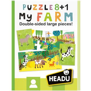 Puzzle 8+1 Farm  Headu 2021 | Libraccio.it