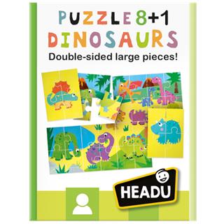 Puzzle 8+1 Dinosaurs  Headu 2021 | Libraccio.it