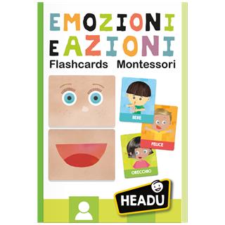 Flashcards Montessori Emozioni e Azioni  Headu 2020 | Libraccio.it