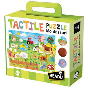 Tactile Puzzle Montessori  Headu 2020 | Libraccio.it