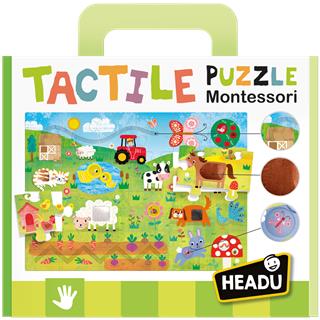 Tactile Puzzle Montessori  Headu 2020 | Libraccio.it