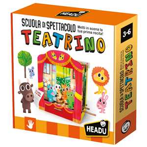 Headu Scuola Di Spettacolo Con Il Teatrino Metti In Scena La Tua Prima Recita It23653 Gioco Educativo Per Bambini 3-6 Anni Made In Italy