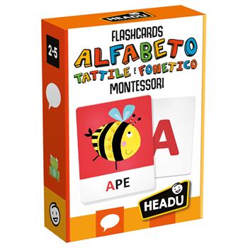 Flashcards Alfabeto Tattile e Fonetico Montessori  Headu 2021 | Libraccio.it