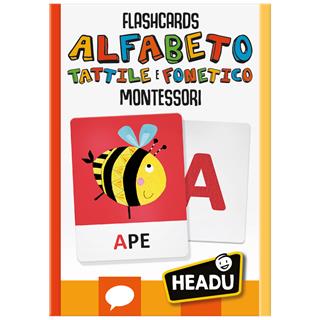 Flashcards Alfabeto Tattile e Fonetico Montessori  Headu 2021 | Libraccio.it