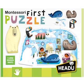 Montessori First Puzzle the Pole  Headu 2020 | Libraccio.it